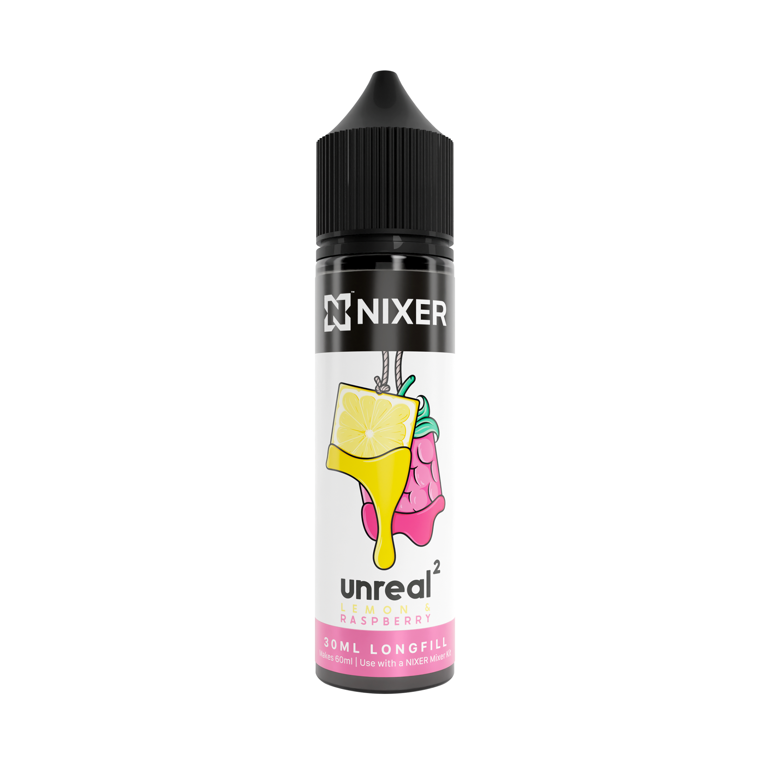 NIXER Bar, Fusion - Unreal 2 Lemon & Raspberry (Longfill)